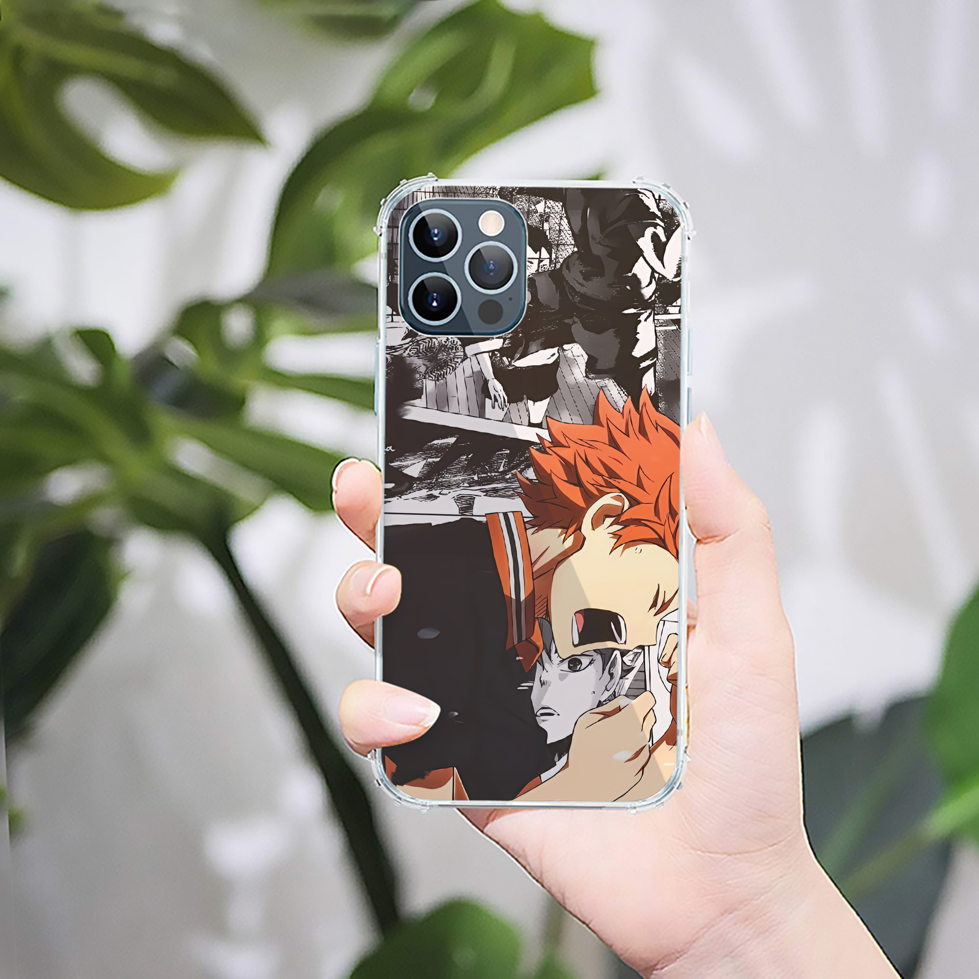 （画像用） ハイキュー!! Haikyu!! 【iPhone 12シリーズ対応】透明スマホケース（クリアソフトケース）